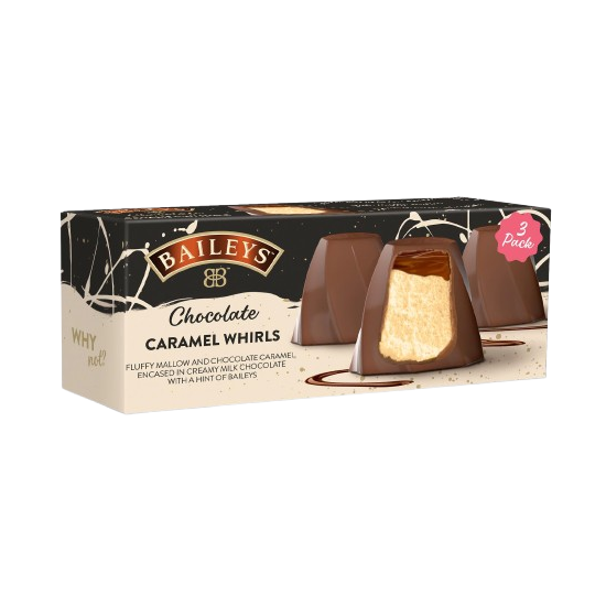 (DELIST)Baileys Chocolate Caramel Whirls 3pk 78g NEW