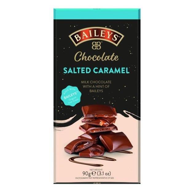 Baileys Salted Caramel Milk Chocolate And Truffle Bar 90g (Contains Alcohol)