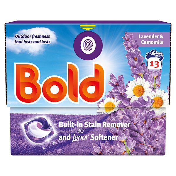 Bold All In 1 Washing Liquid Capsules Lavender & Chamomile 13W (HS)