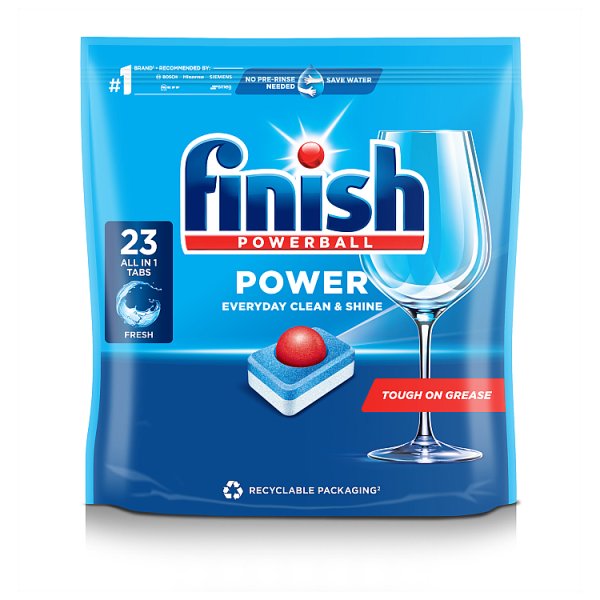 Finish Dishwasher Tablets All In One Power Regular 23s (HS)