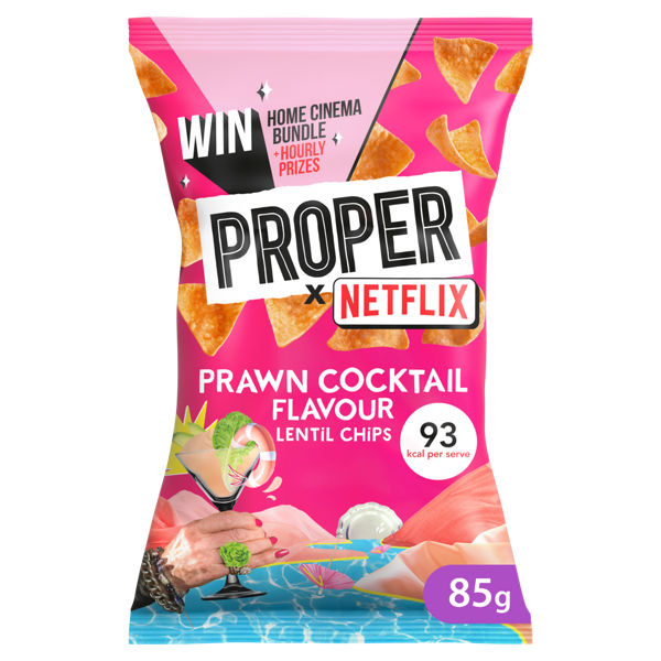 Proper Chips Prawn Cocktail Lentil Chips 85g