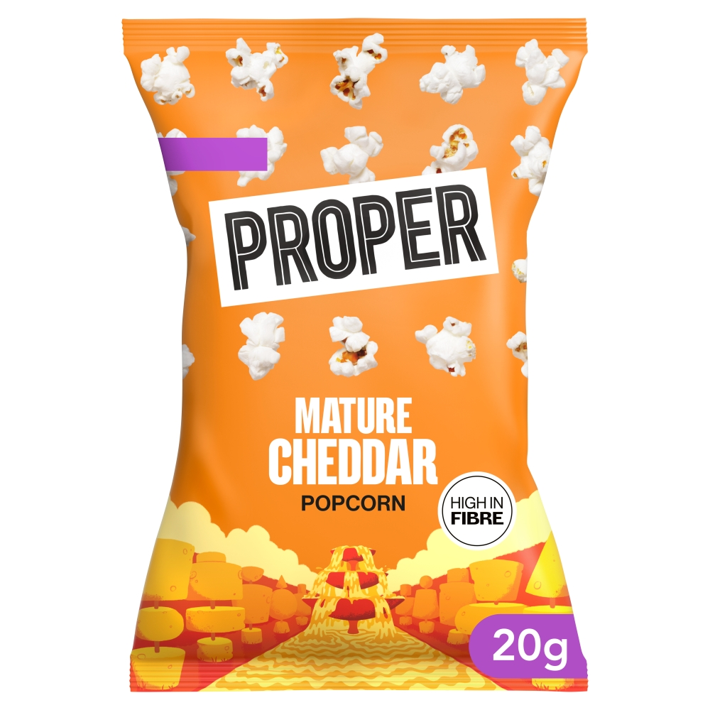 Proper Corn Popcorn Mature Cheddar 20g