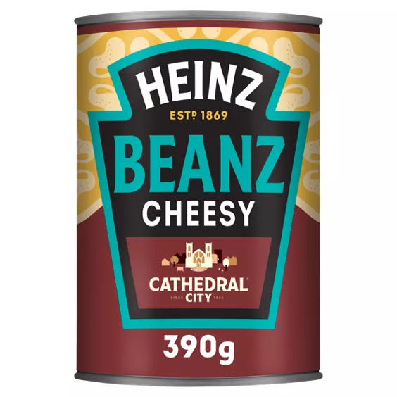 Heinz Baked Beans Cheesy 390g NEW