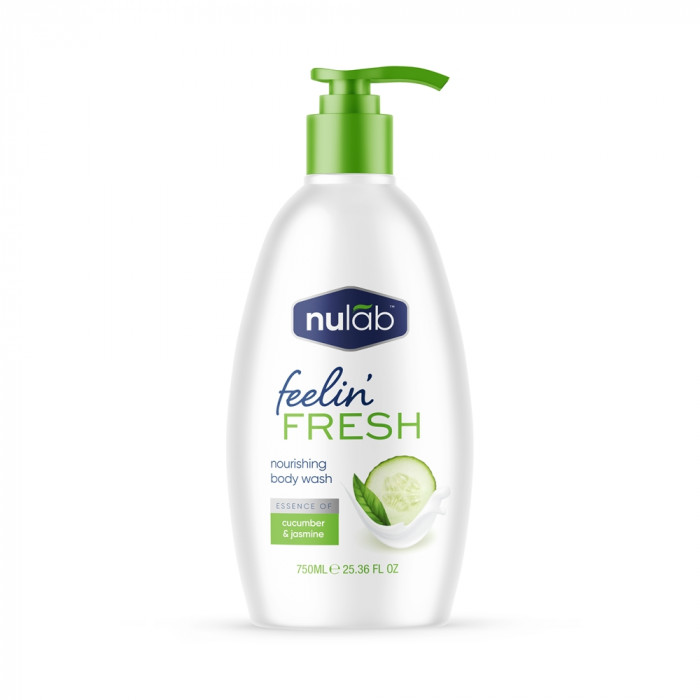 Nu Lab Shower Gel Cucumber & Jasmine 750ml