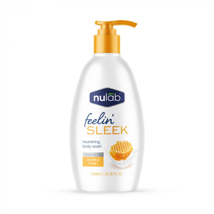 Nu Lab Shower Gel Oat Milk & Honey 750ml