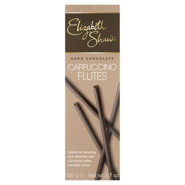 Elizabeth Shaw Flutes Dark Chocolate Cappuccino 105g