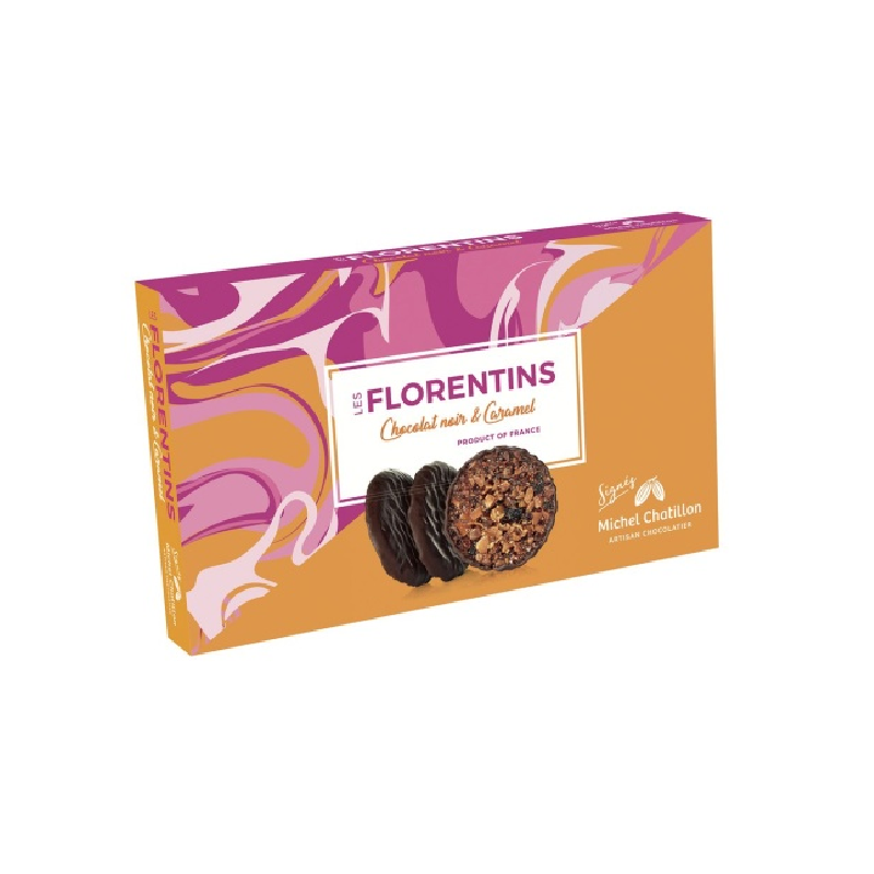 (DELIST)Florentins Caramel In Dark Chocolate 100g