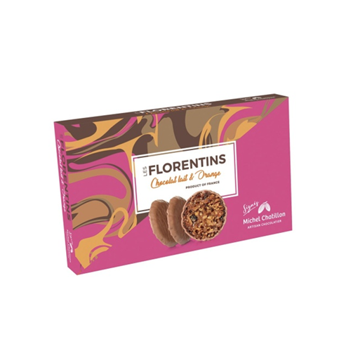(DELIST)Florentins Orange In Milk Chocolate 100g