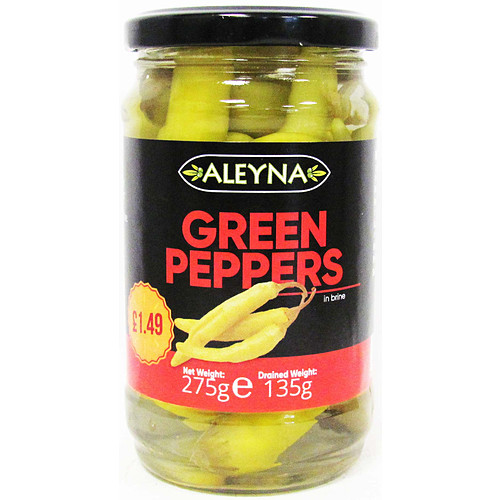 Aleyna Green Peppers PM £1.49 270g