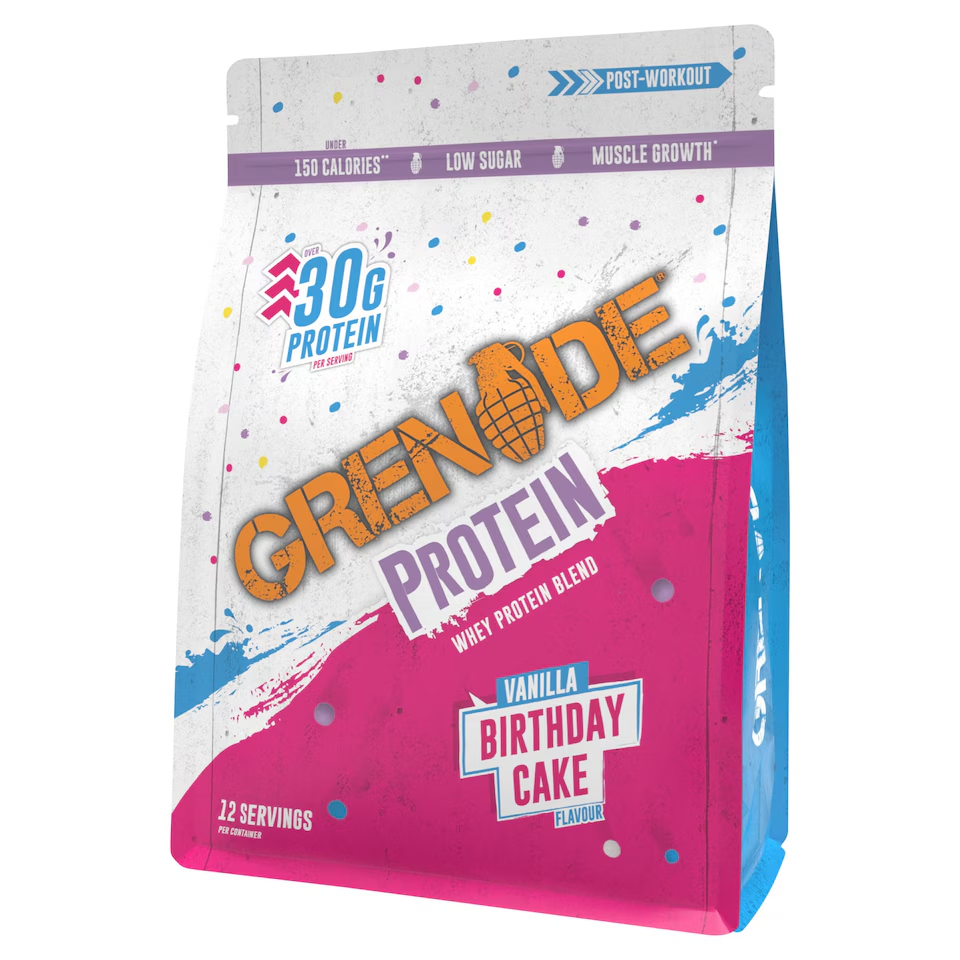 Grenade Whey Protein Powder Birthday Cake 480g