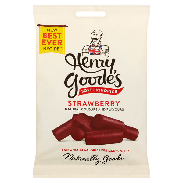 Henry Goodes Soft Eating Red Liquorice 200g