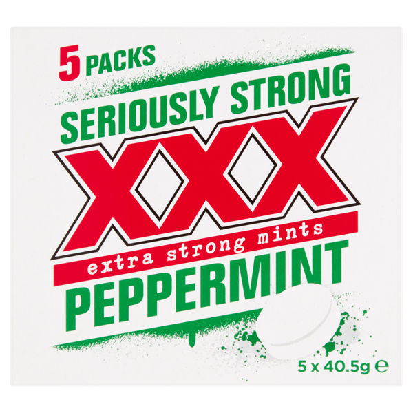 XXX Extra Strong Peppermints (5 x 40.5g)