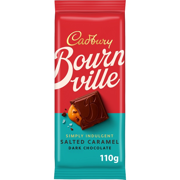 Cadbury Bournville Salted Caramel 110g NEW