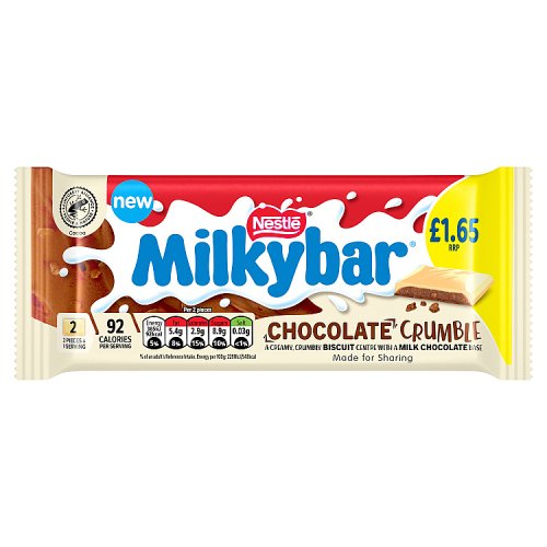 Milkybar White Chocolate Crumble 84g PM £1.65 NEW