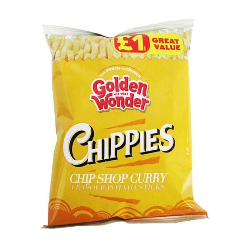 Golden Wonder Chippes Curry PM £1 70g