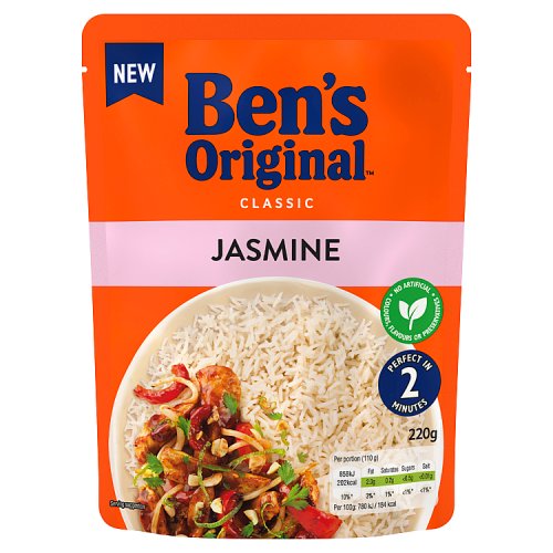 Bens Original RTH Rice Jasmine 220g