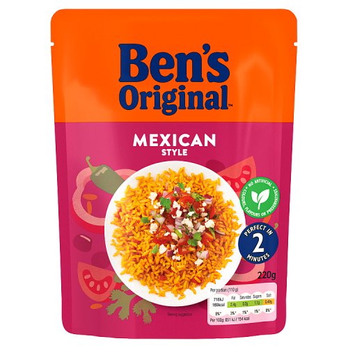 Bens Original RTH Rice Mexican Style 220g