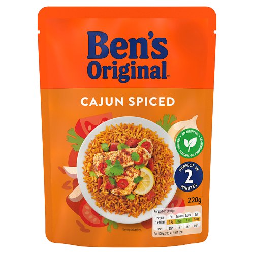 Bens Original RTH Rice Cajun Spiced 220g