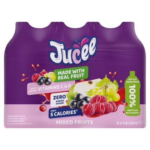 Jucee NAS Squash Mixed Fruit 1.5Ltr