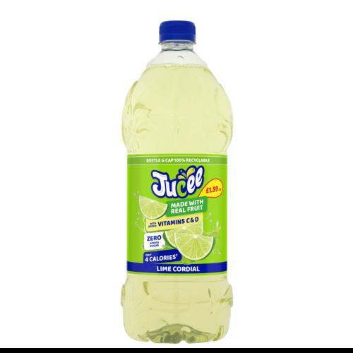 Jucee NAS Cordial Lime 1.5Ltr PM £1.59