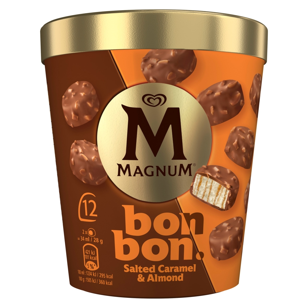 Magnum Bon Bon Salted Caramel & Almond (12 x 17ml) (B)