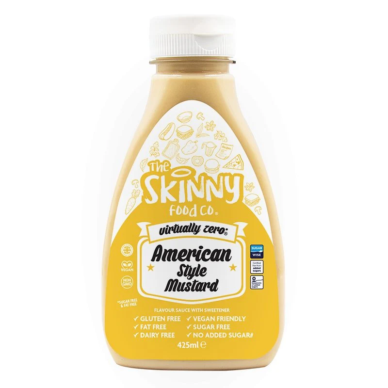 Skinny Food Virtually Zero American Mustard Sauce 425ml