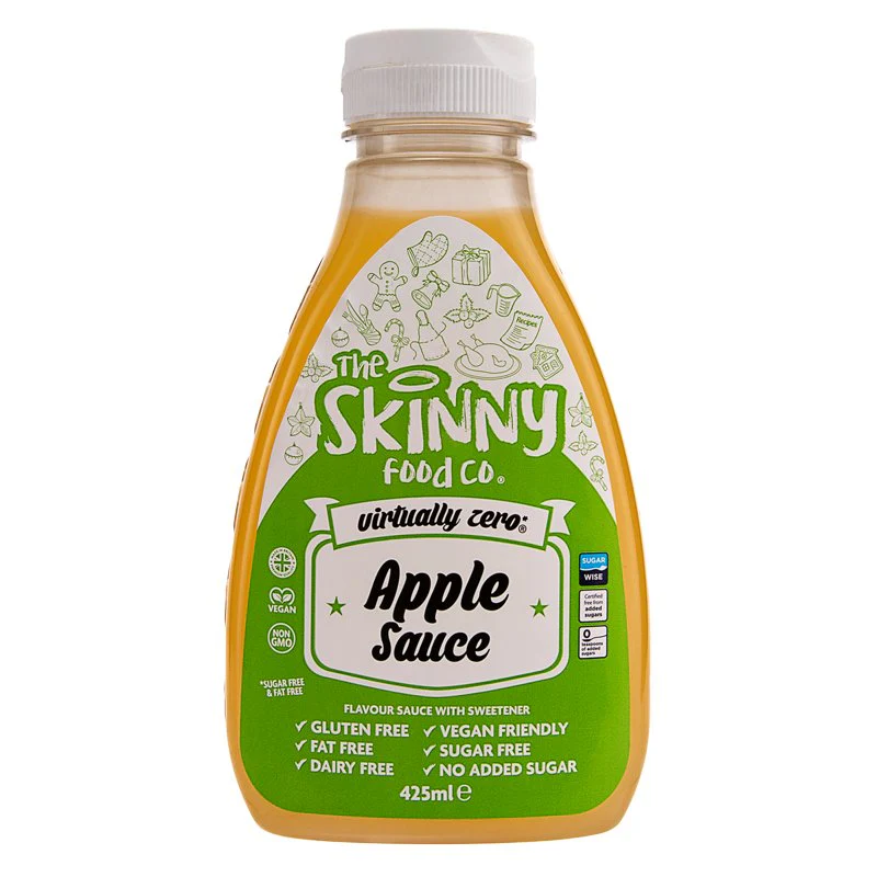Skinny Food Virtually Zero Apple Sauce 425ml