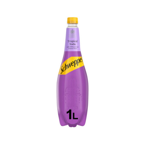 (DELIST) Schweppes Tropical Soda 1Ltr