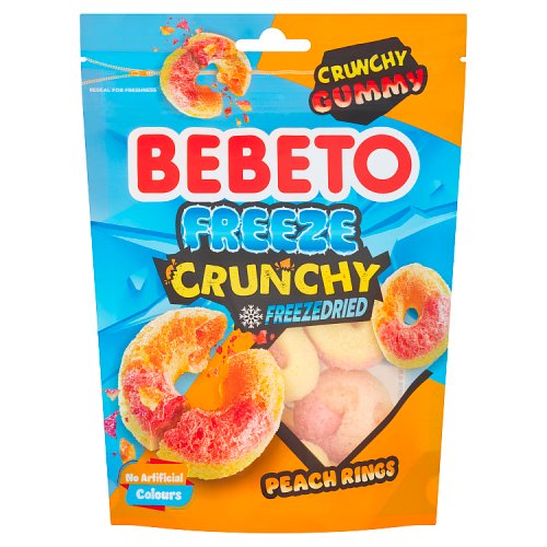 Bebeto Freeze Dried Peach Ring 35g