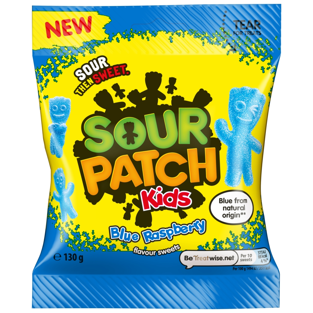 Sour Patch Kids Blue Raspberry 130g NEW