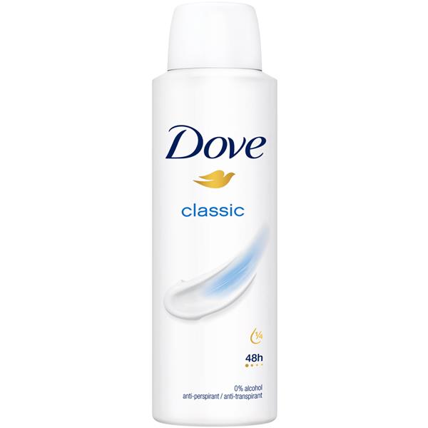 Dove Deodorant Classic Spray for Women 48H 150ml
