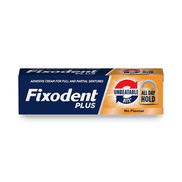 Fixodent Plus Unbeatable Bite No Flavour 40g