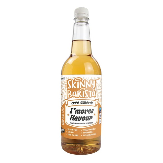 Skinny Food Zero Calorie S'mores Barista Coffee Syrup 1Ltr