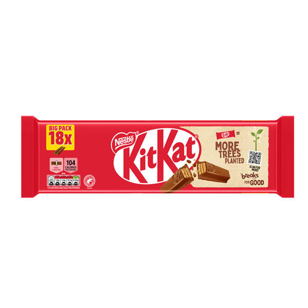 (DELIST) KitKat 2 Finger 18pk Milk (18 x 20.7g)