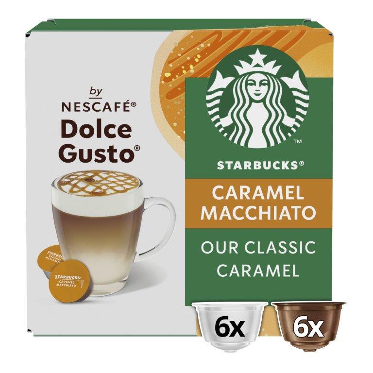 Starbucks Dolce Gusto Caramel Macchiato 6 + 6s 127.8g (B)