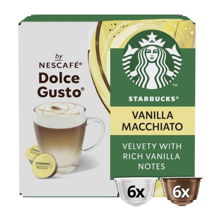 Starbucks Dolce Gusto Vanilla Machiato 12s 132g (B)