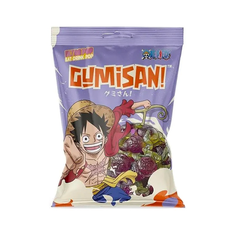 Ultra Pop One Piece Luffy Gumisan Jelly Sweets 180g
