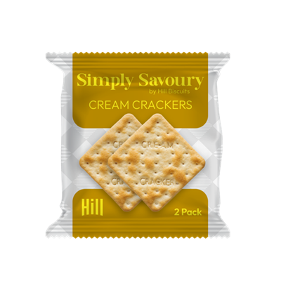Simply Savoury Cream Cracker  (150 x 16g) 2pk