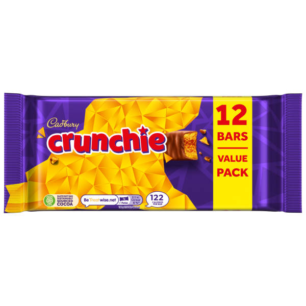 Cadbury Crunchie Chocolate (12 x 26g)