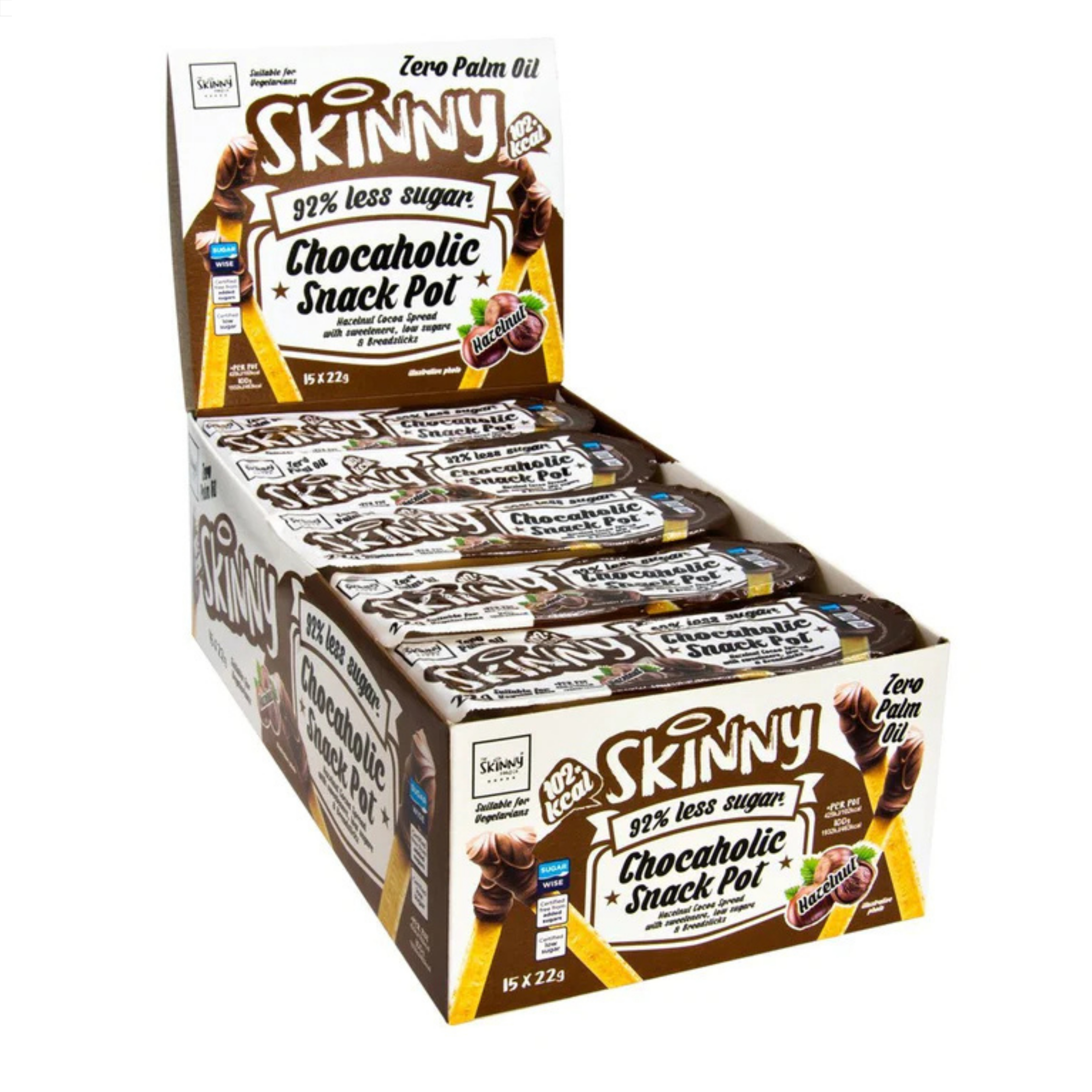 Skinny Chocaholic Hazelnut Snack Pot 22g