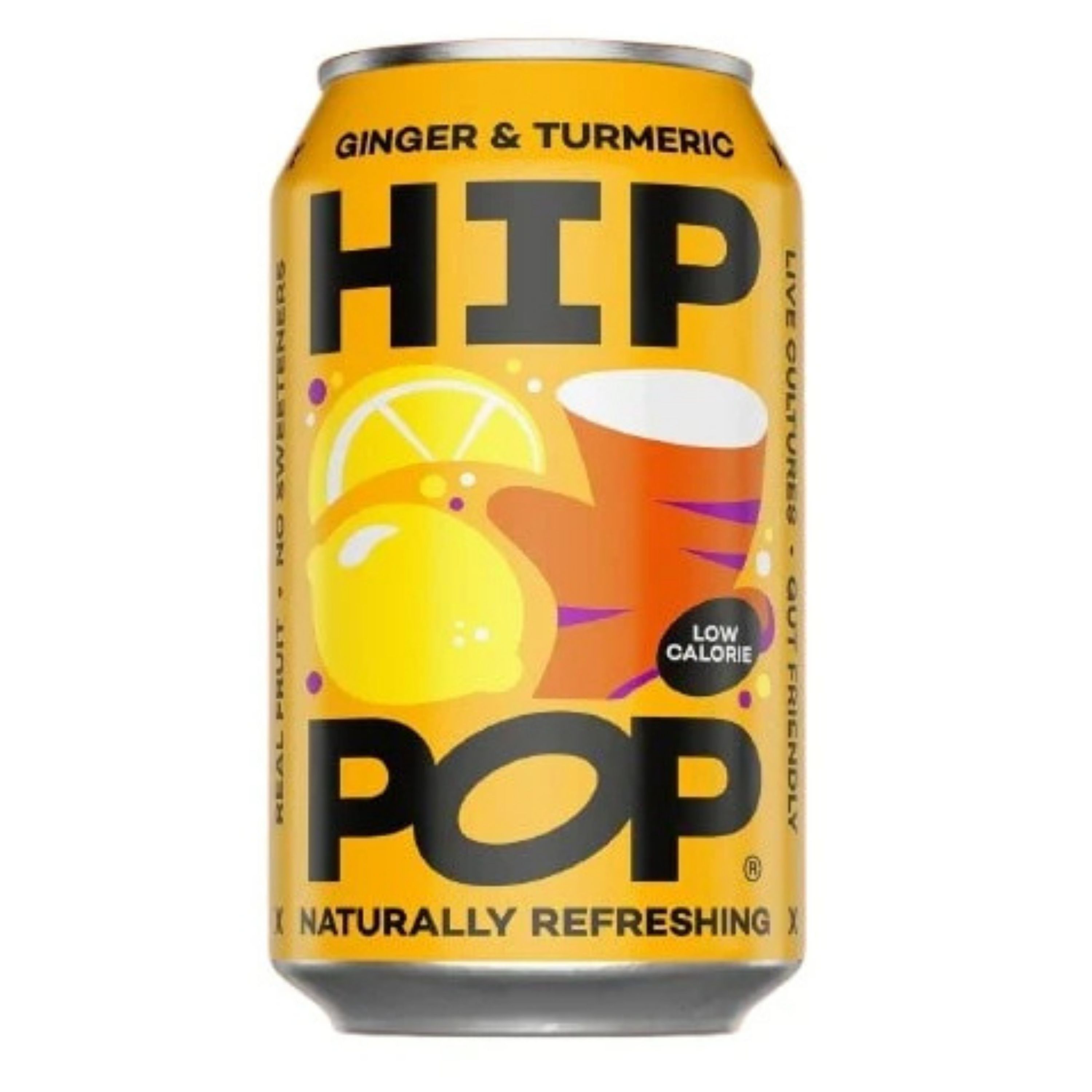 Hip Pop Ginger & Turmeric Soda 330ml
