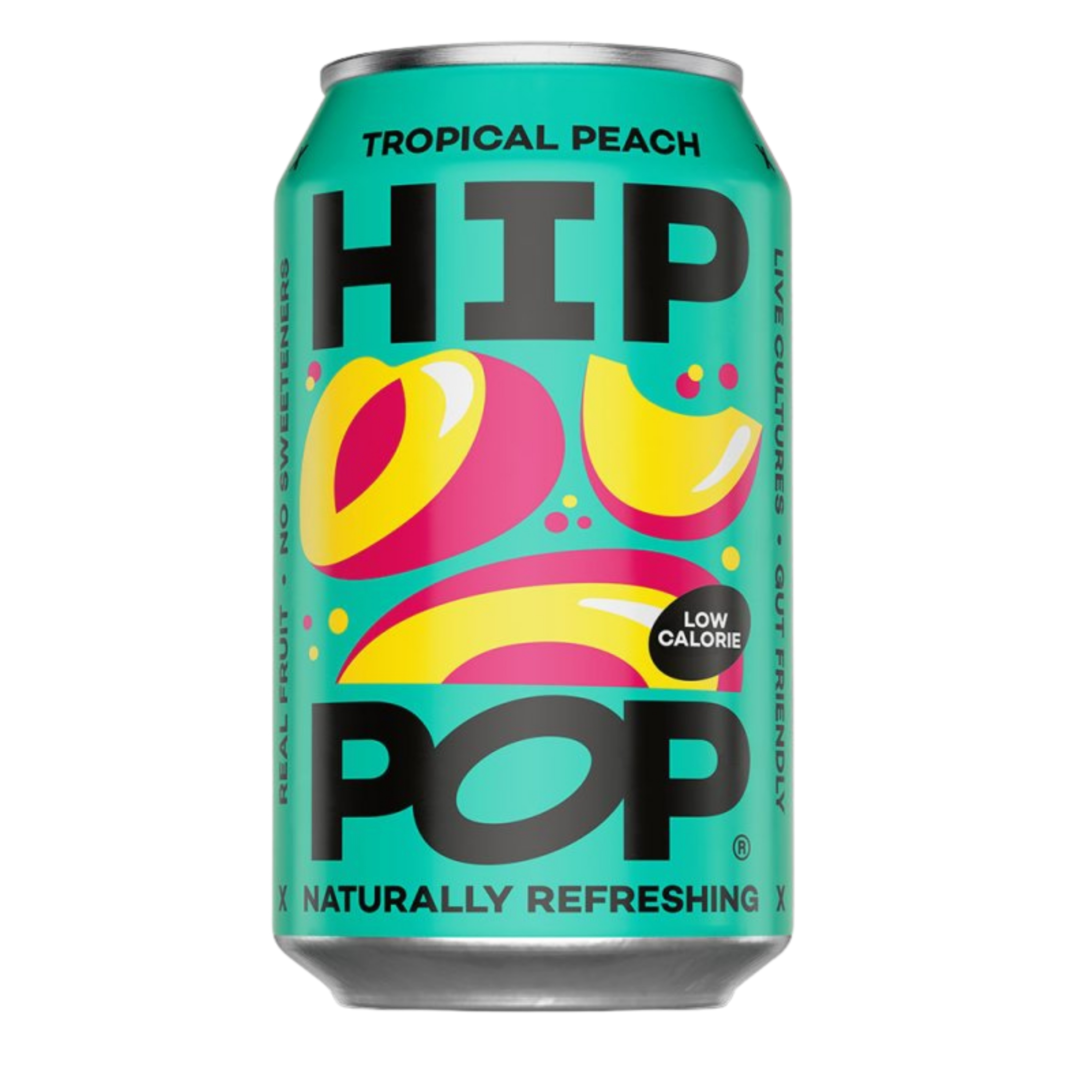 Hip Pop Tropical Peach Soda 330ml