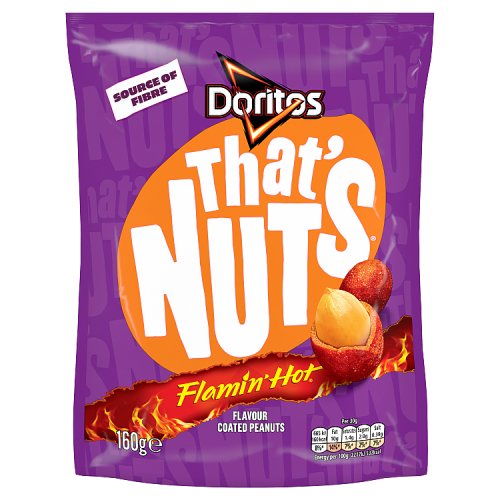 Doritos Thats Nuts Extra Flamin Hot 160g NEW