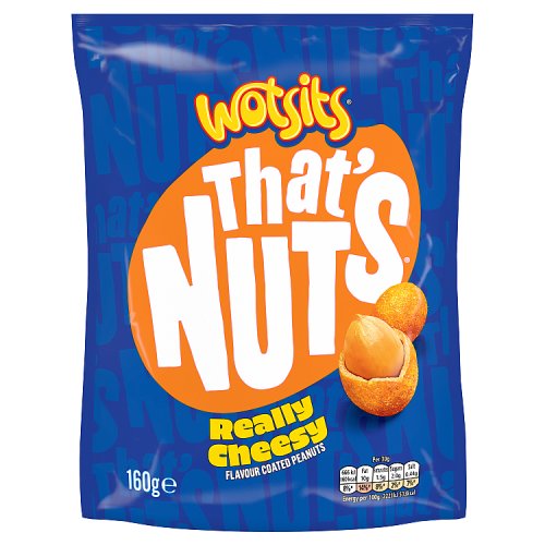 Wotsits Thats Nuts Really Cheesy 160g NEW