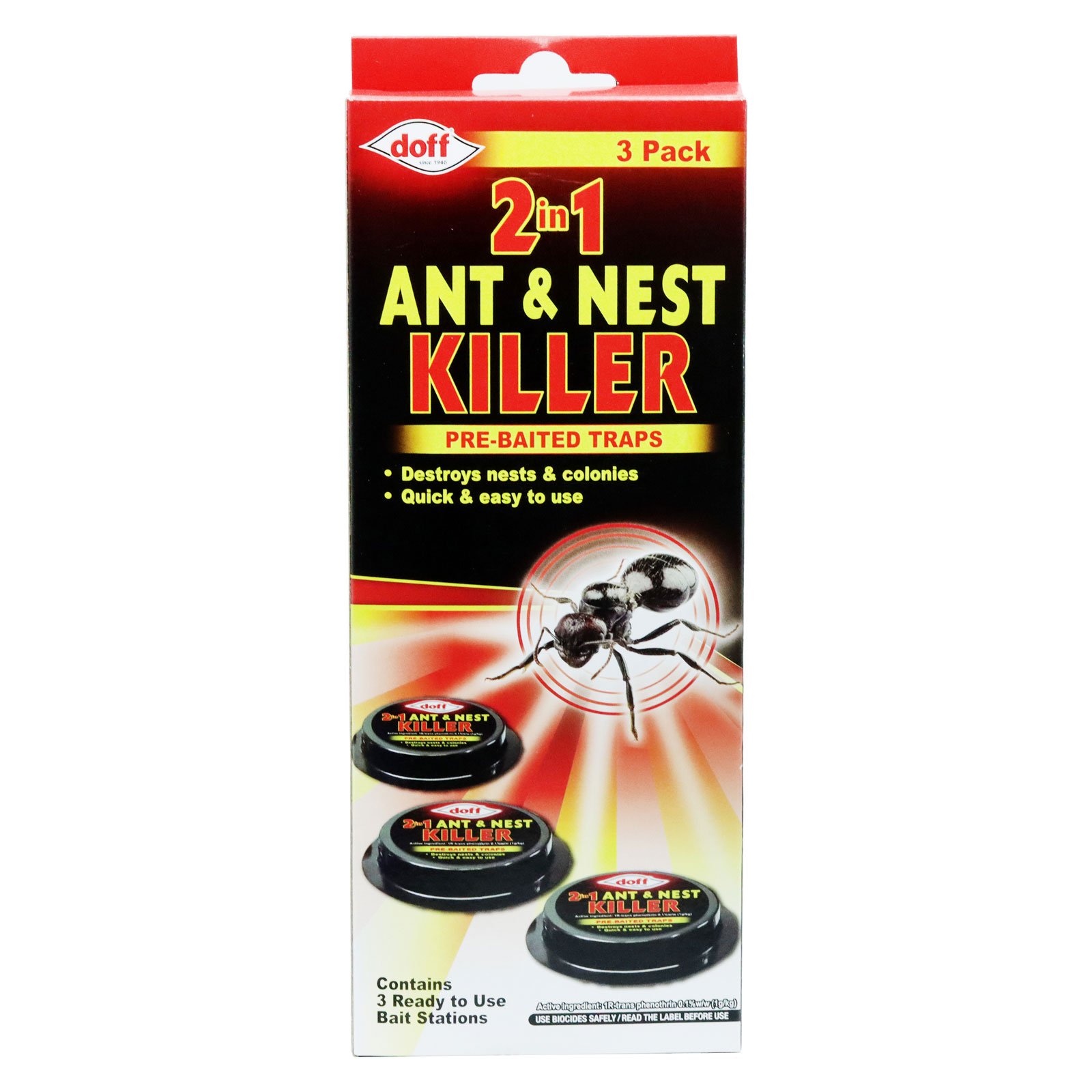 Doff Ant Bait Station 3pk