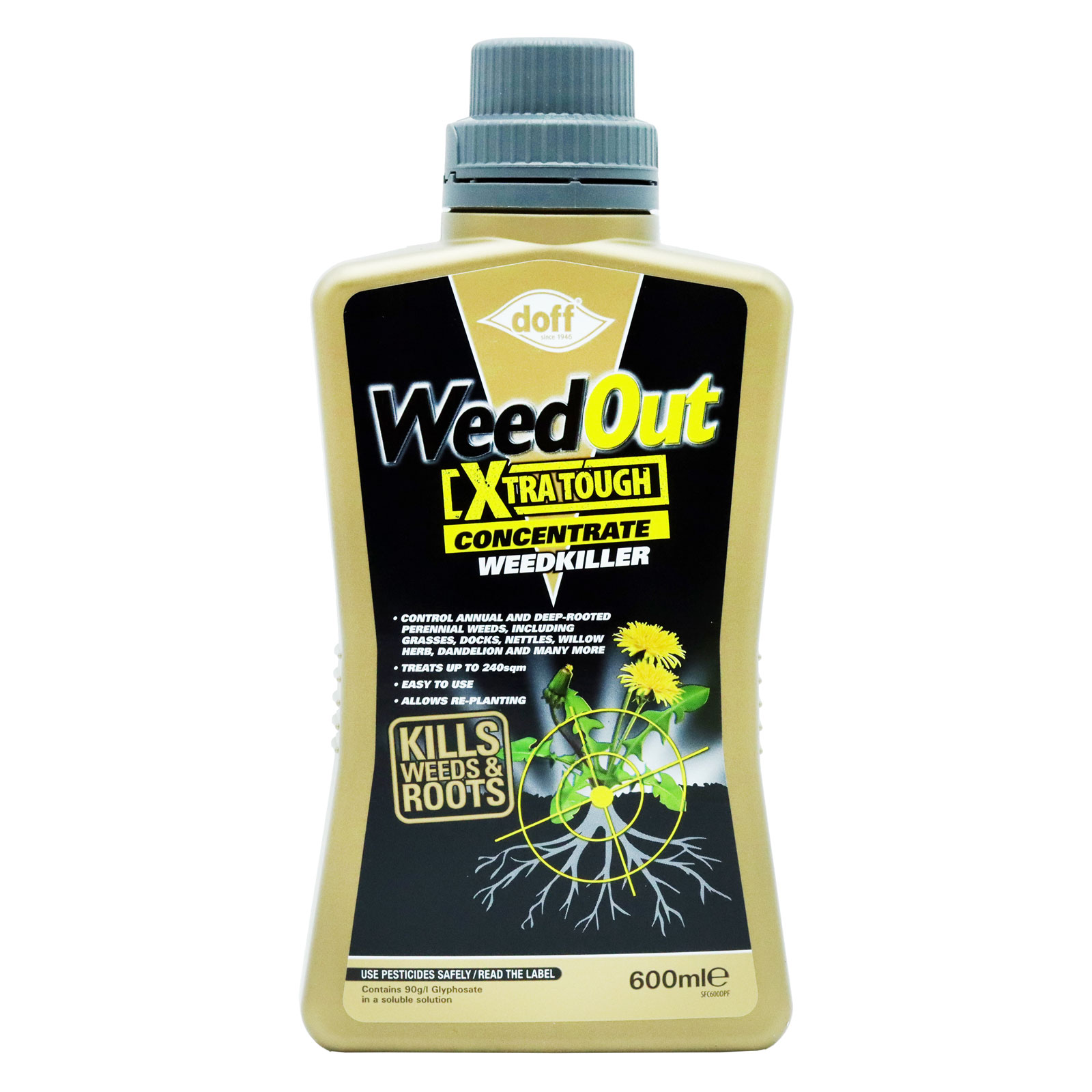 Doff Weedkiller Conventrate Weedout Xtra Tough 600ml