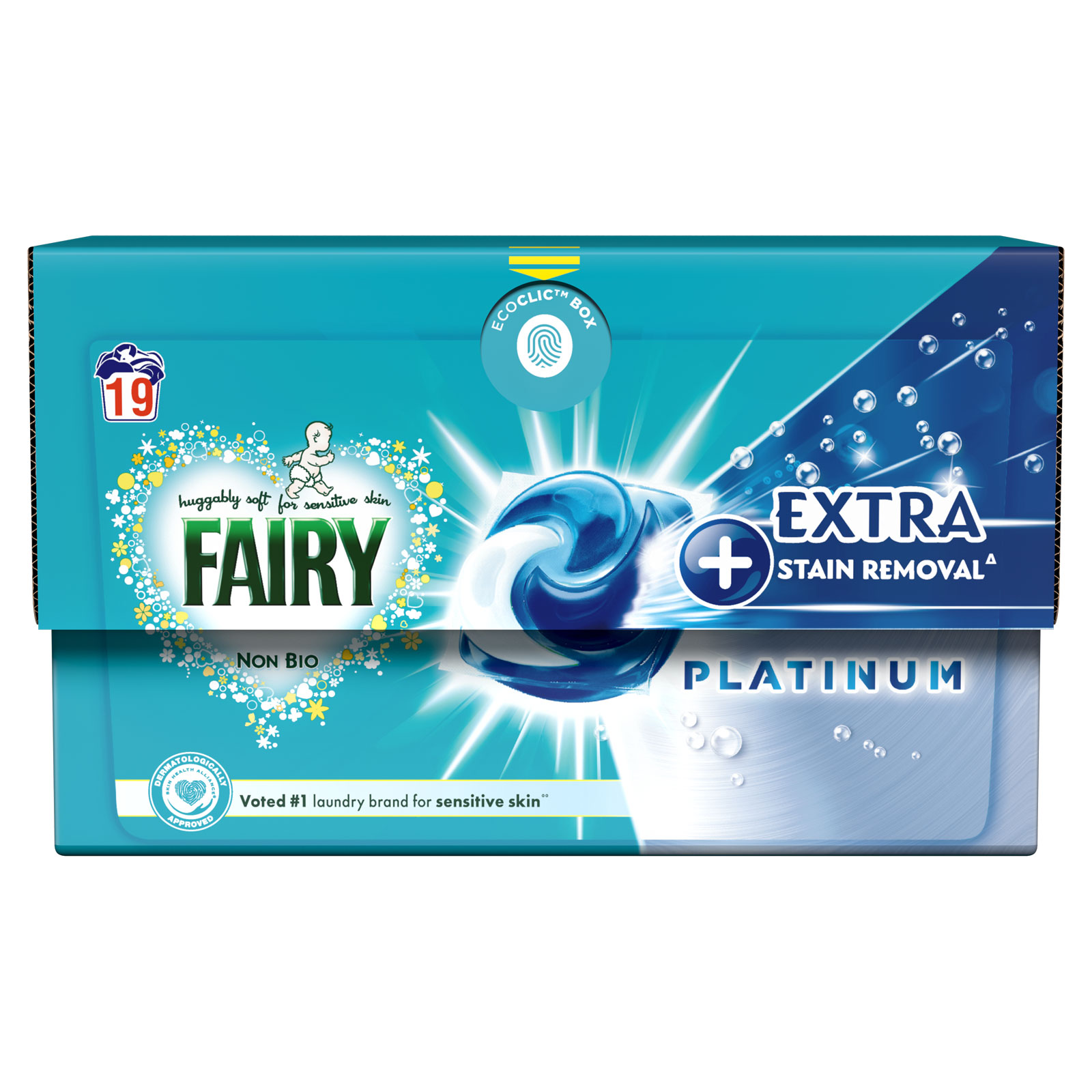 Fairy Pods Platinum Non Bio Sensitive 19W