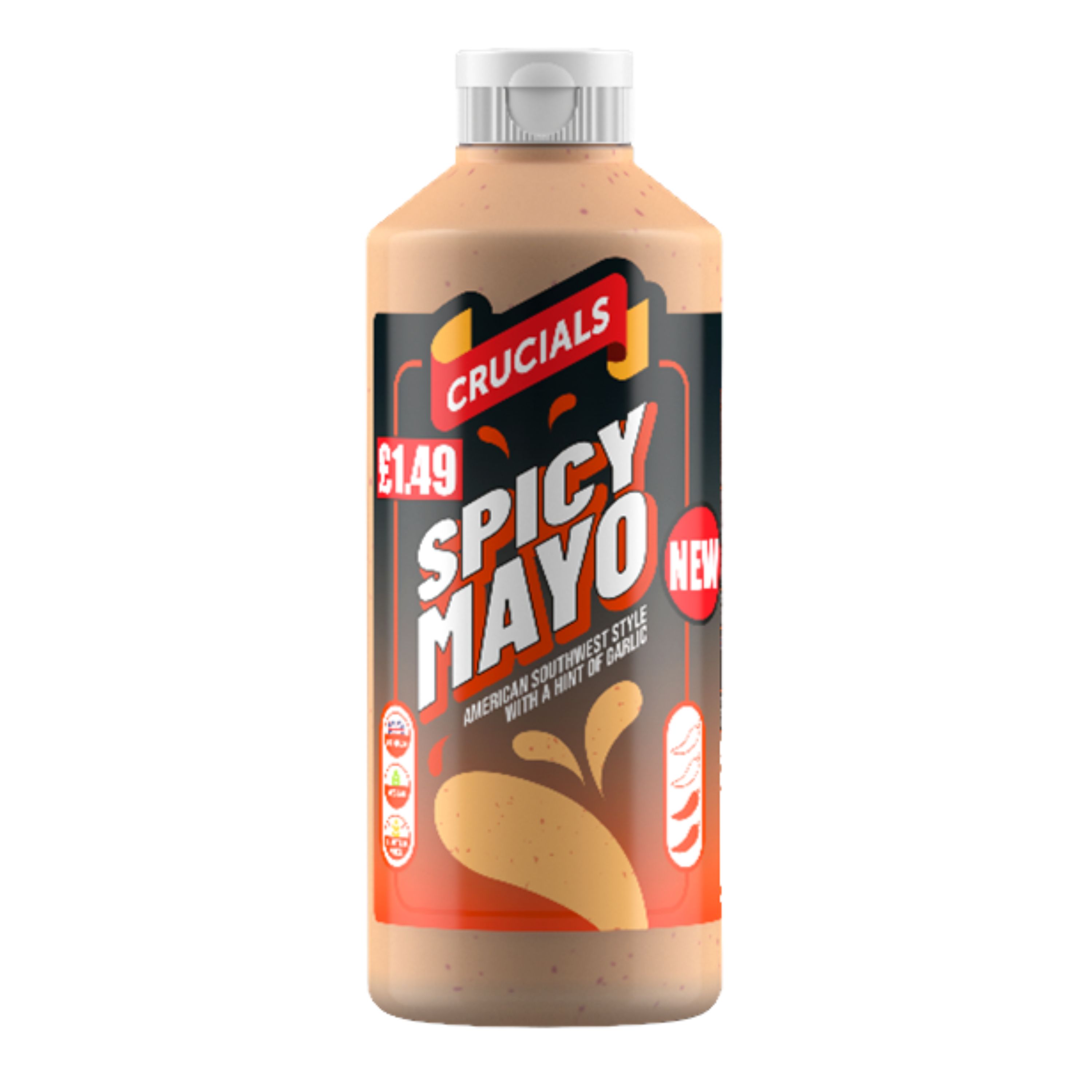 Crucials Spicy Mayo Sauce PM £1.49 500ml