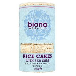 Biona Organic Rice Cakes Sea Salt 100g