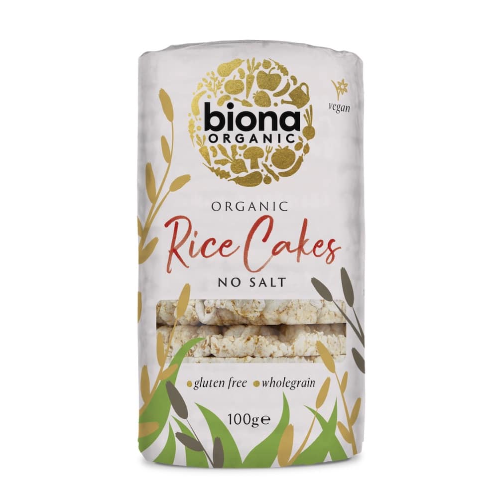 Biona Organic Rice Cakes No Salt 100g